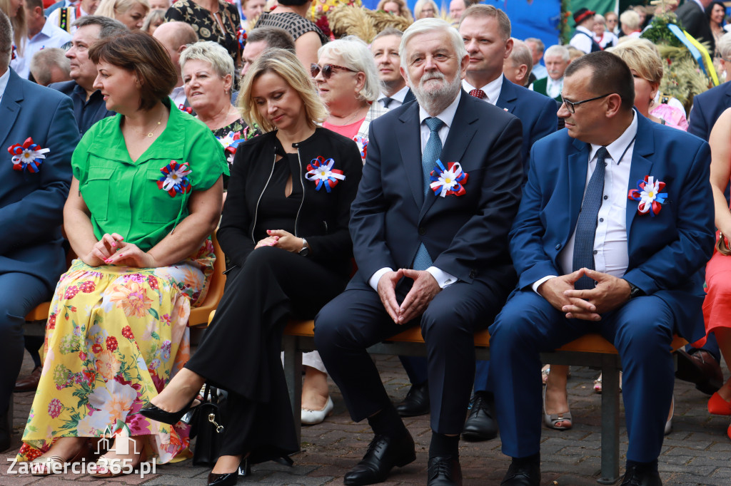 Korowód Dożynkowy oraz część oficjalna - Kroczyce 2022r.
