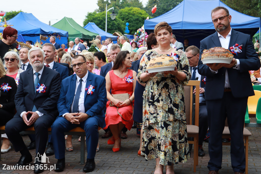 Korowód Dożynkowy oraz część oficjalna - Kroczyce 2022r.