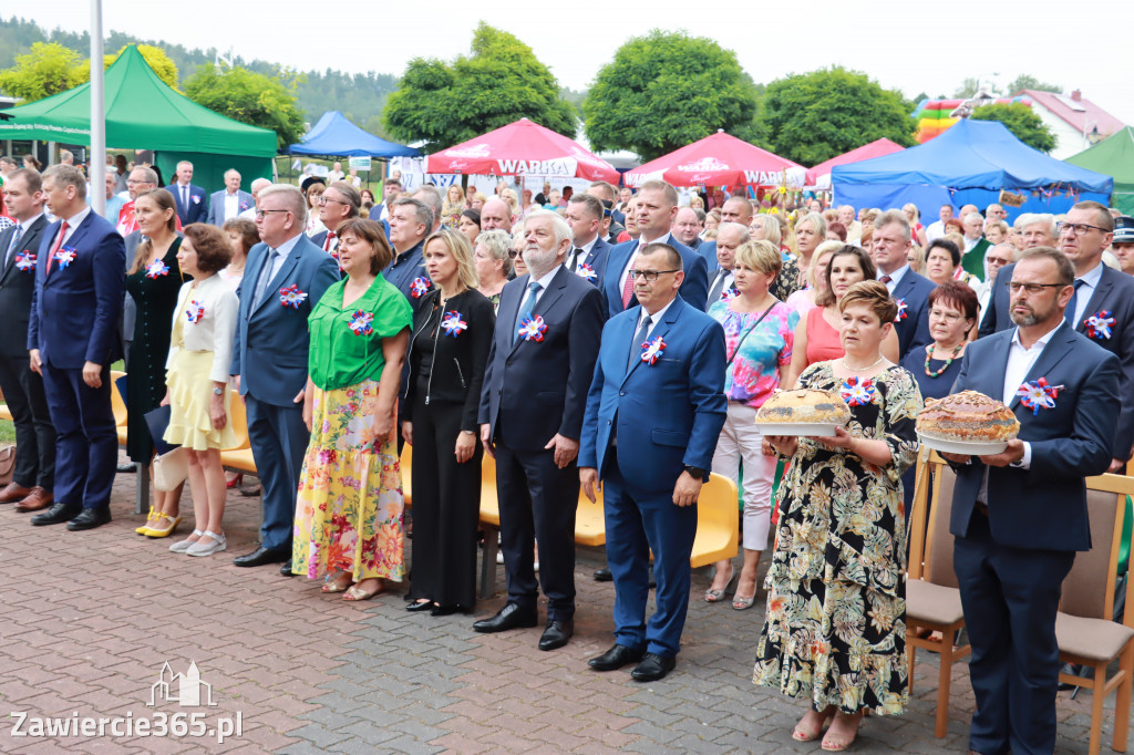 Korowód Dożynkowy oraz część oficjalna - Kroczyce 2022r.