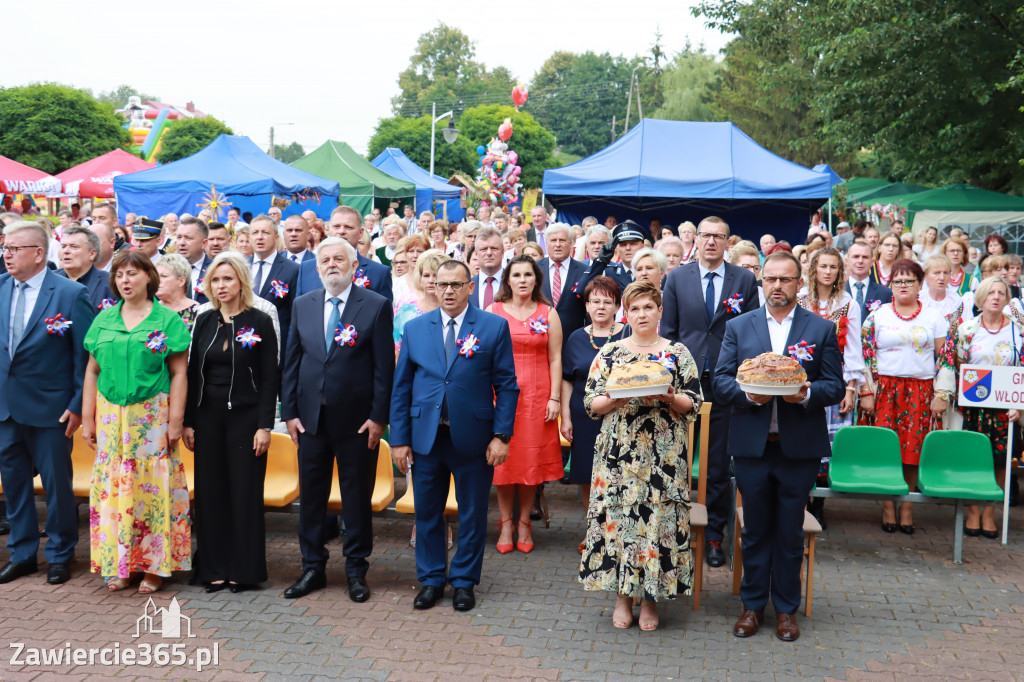 Korowód Dożynkowy oraz część oficjalna - Kroczyce 2022r.