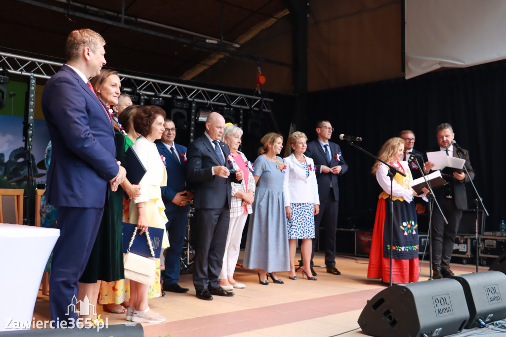 Korowód Dożynkowy oraz część oficjalna - Kroczyce 2022r.