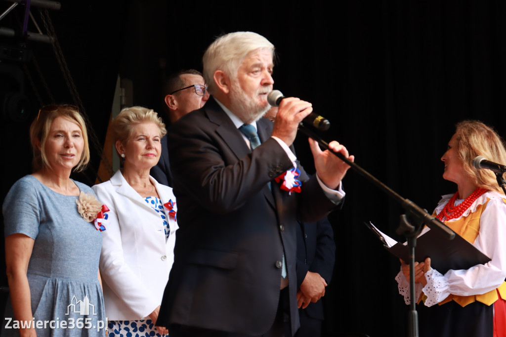 Korowód Dożynkowy oraz część oficjalna - Kroczyce 2022r.
