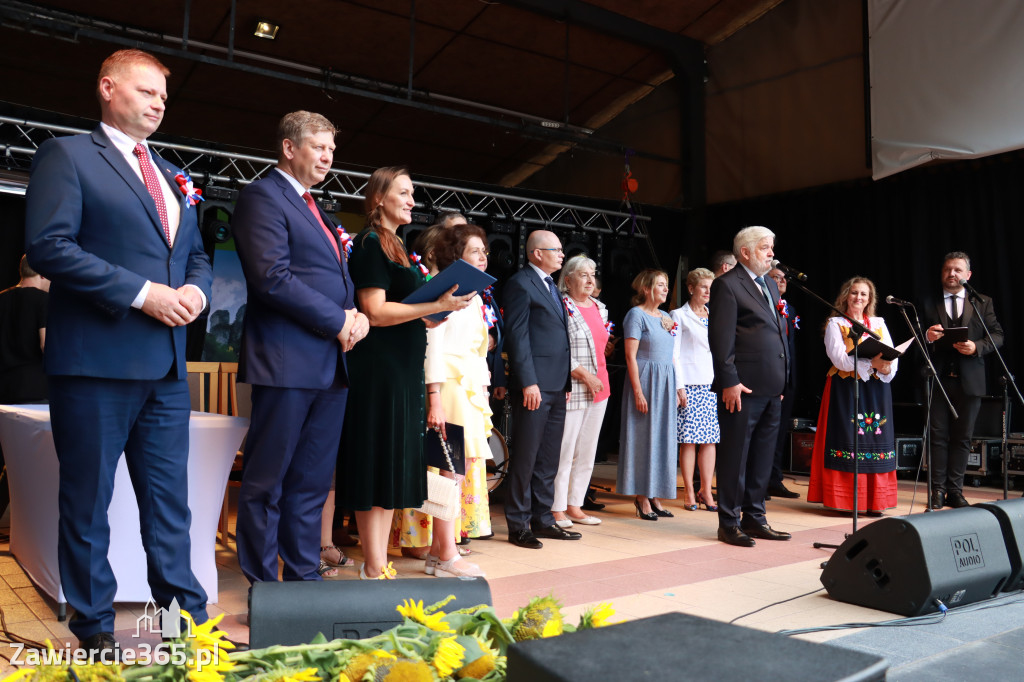 Korowód Dożynkowy oraz część oficjalna - Kroczyce 2022r.
