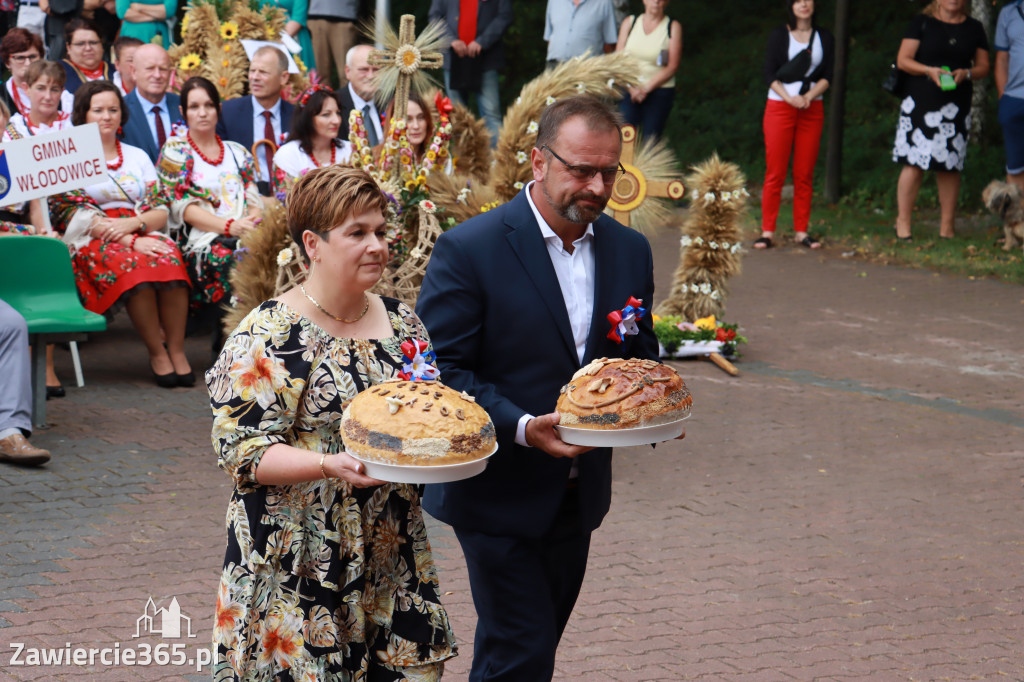 Korowód Dożynkowy oraz część oficjalna - Kroczyce 2022r.