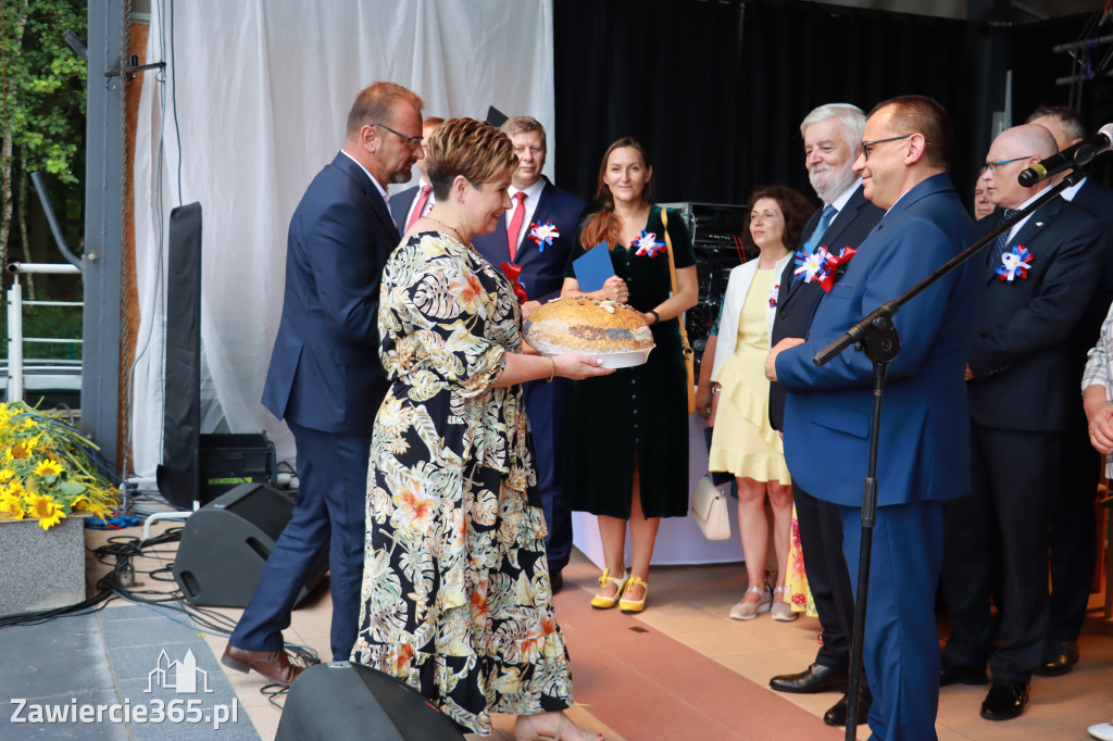 Korowód Dożynkowy oraz część oficjalna - Kroczyce 2022r.