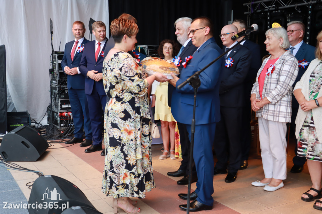 Korowód Dożynkowy oraz część oficjalna - Kroczyce 2022r.