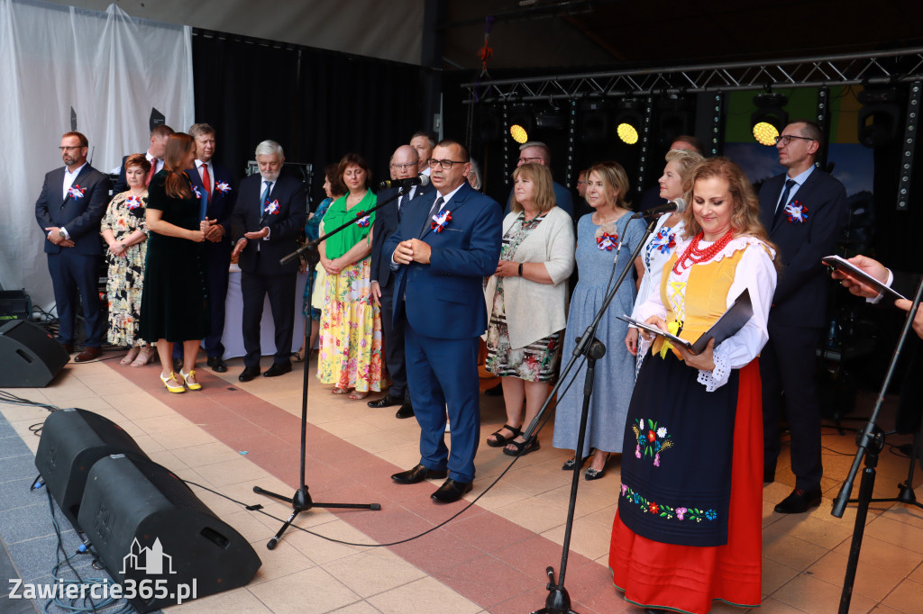 Korowód Dożynkowy oraz część oficjalna - Kroczyce 2022r.