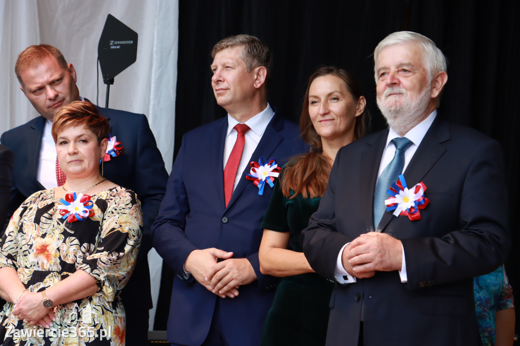 Korowód Dożynkowy oraz część oficjalna - Kroczyce 2022r.