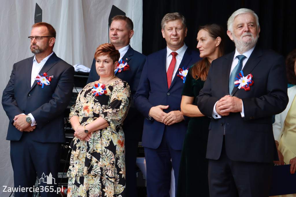 Korowód Dożynkowy oraz część oficjalna - Kroczyce 2022r.