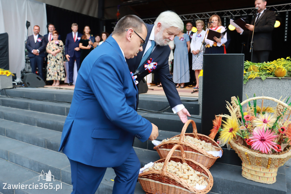 Korowód Dożynkowy oraz część oficjalna - Kroczyce 2022r.