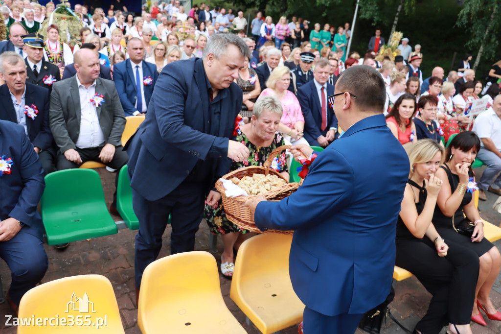 Korowód Dożynkowy oraz część oficjalna - Kroczyce 2022r.