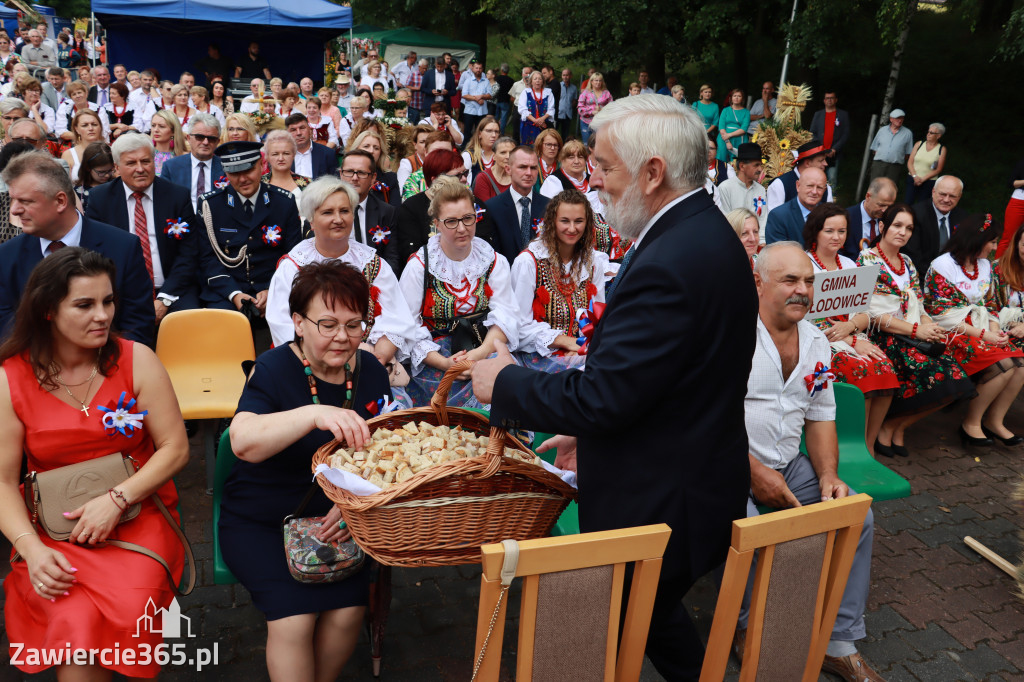 Korowód Dożynkowy oraz część oficjalna - Kroczyce 2022r.