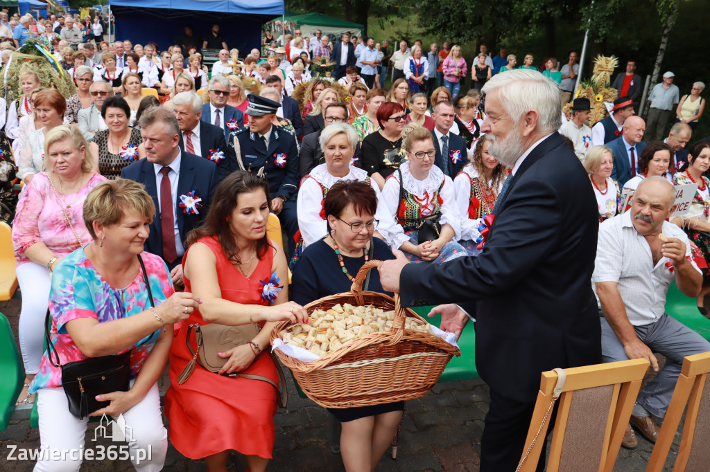 Korowód Dożynkowy oraz część oficjalna - Kroczyce 2022r.