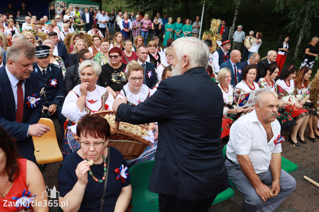 Korowód Dożynkowy oraz część oficjalna - Kroczyce 2022r.