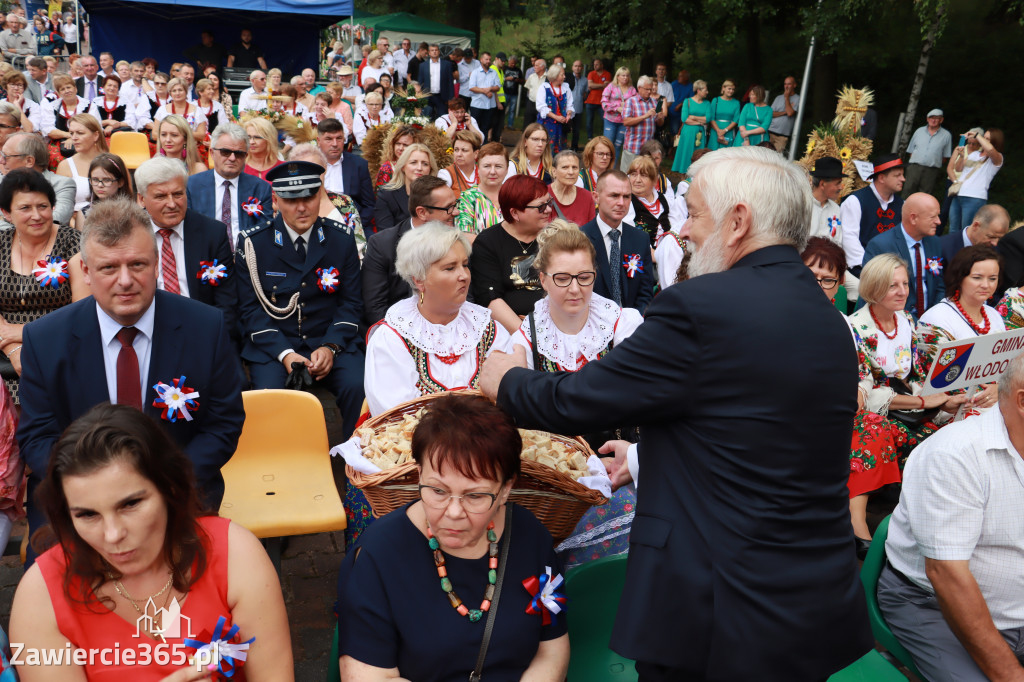 Korowód Dożynkowy oraz część oficjalna - Kroczyce 2022r.