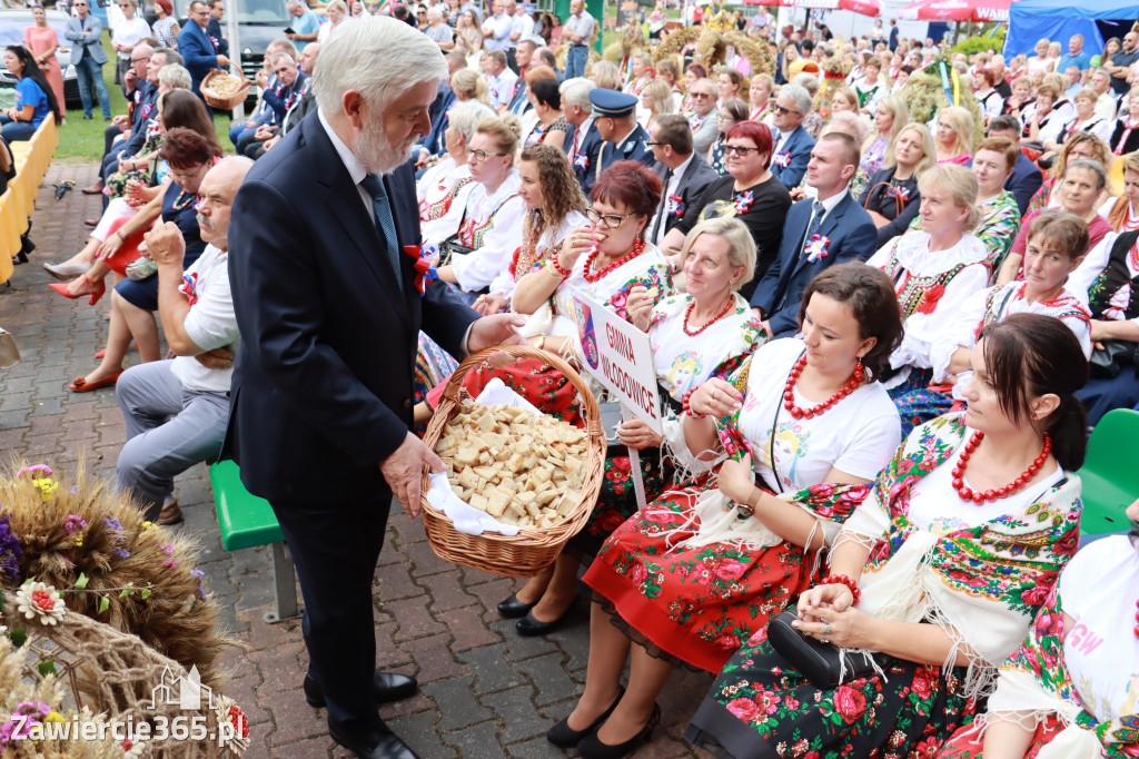 Korowód Dożynkowy oraz część oficjalna - Kroczyce 2022r.