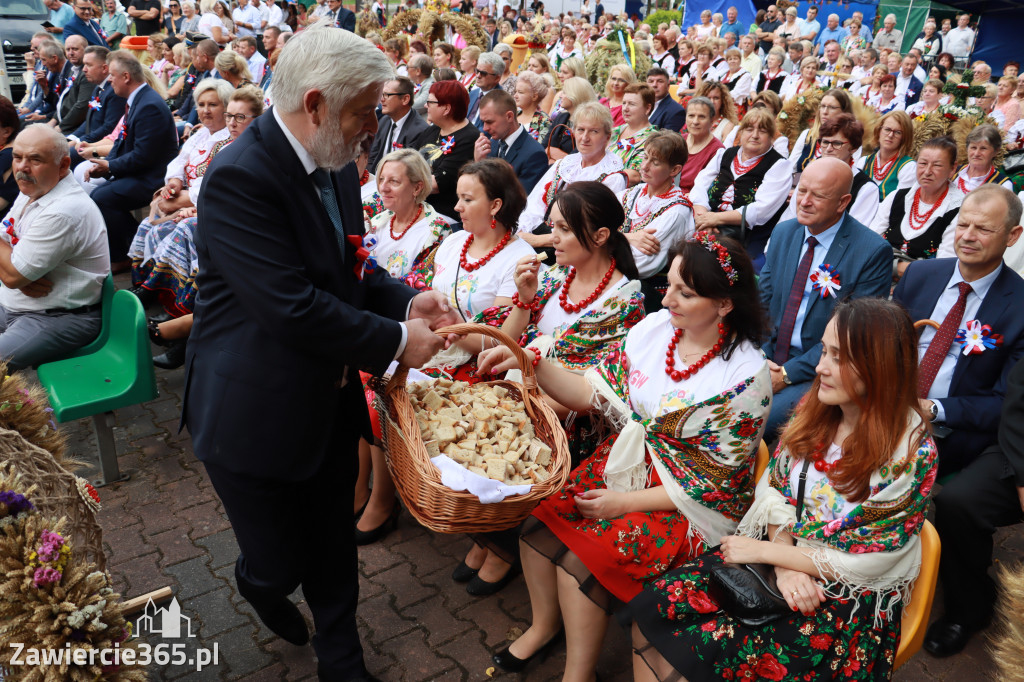 Korowód Dożynkowy oraz część oficjalna - Kroczyce 2022r.