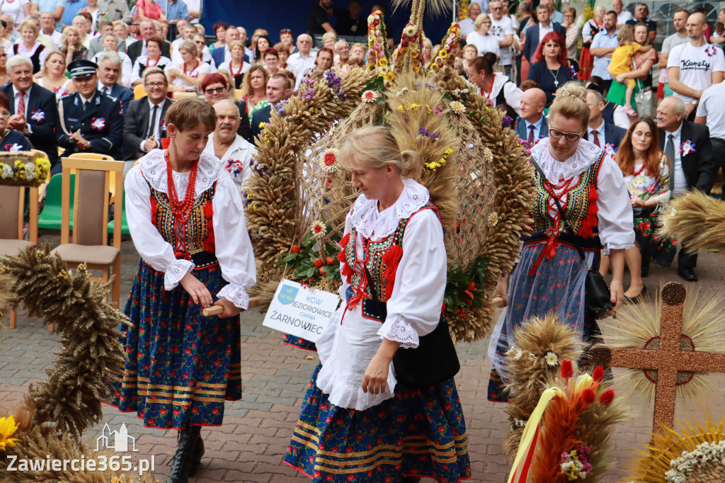 Korowód Dożynkowy oraz część oficjalna - Kroczyce 2022r.