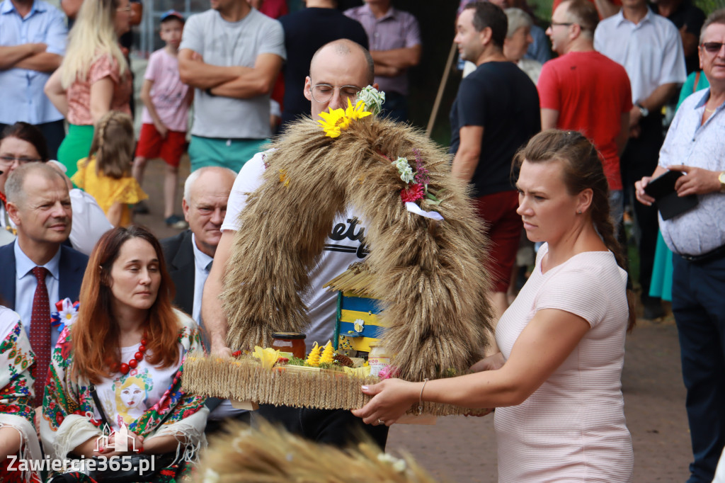 Korowód Dożynkowy oraz część oficjalna - Kroczyce 2022r.