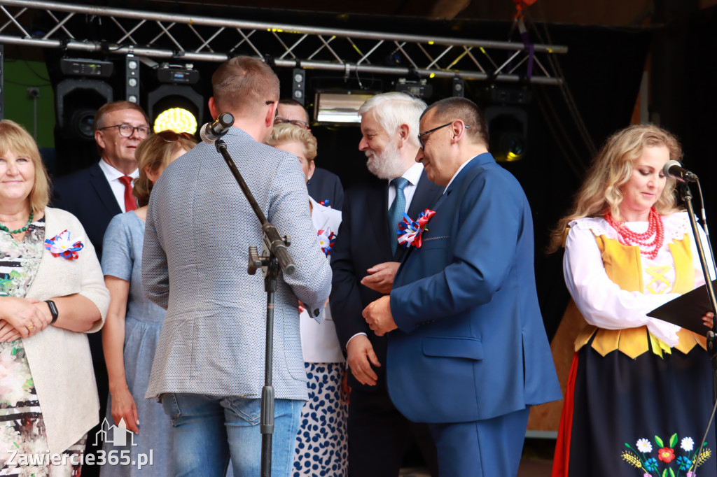 Korowód Dożynkowy oraz część oficjalna - Kroczyce 2022r.