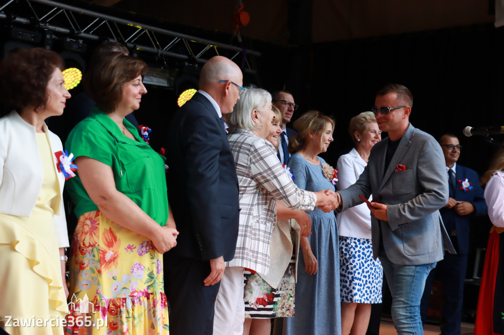 Korowód Dożynkowy oraz część oficjalna - Kroczyce 2022r.