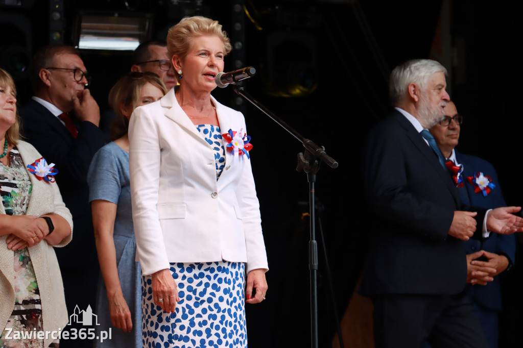 Korowód Dożynkowy oraz część oficjalna - Kroczyce 2022r.