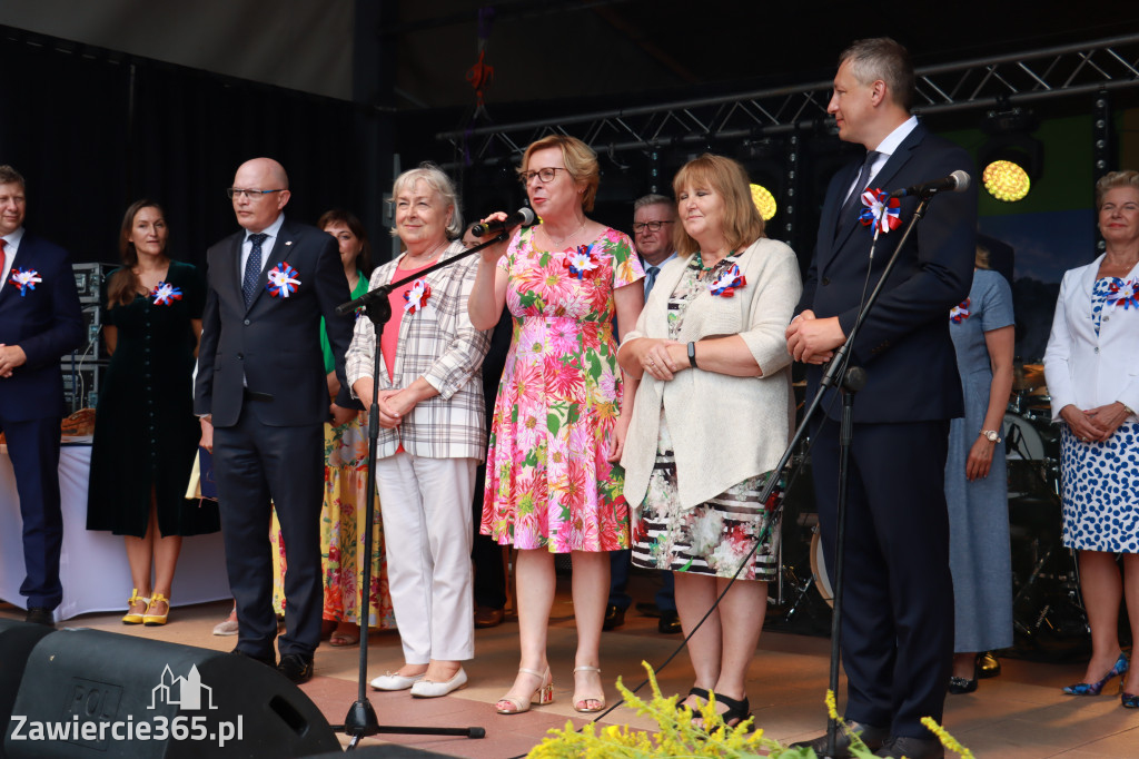 Korowód Dożynkowy oraz część oficjalna - Kroczyce 2022r.