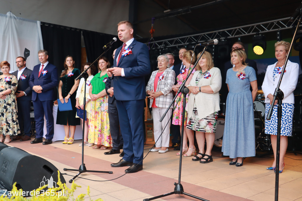Korowód Dożynkowy oraz część oficjalna - Kroczyce 2022r.