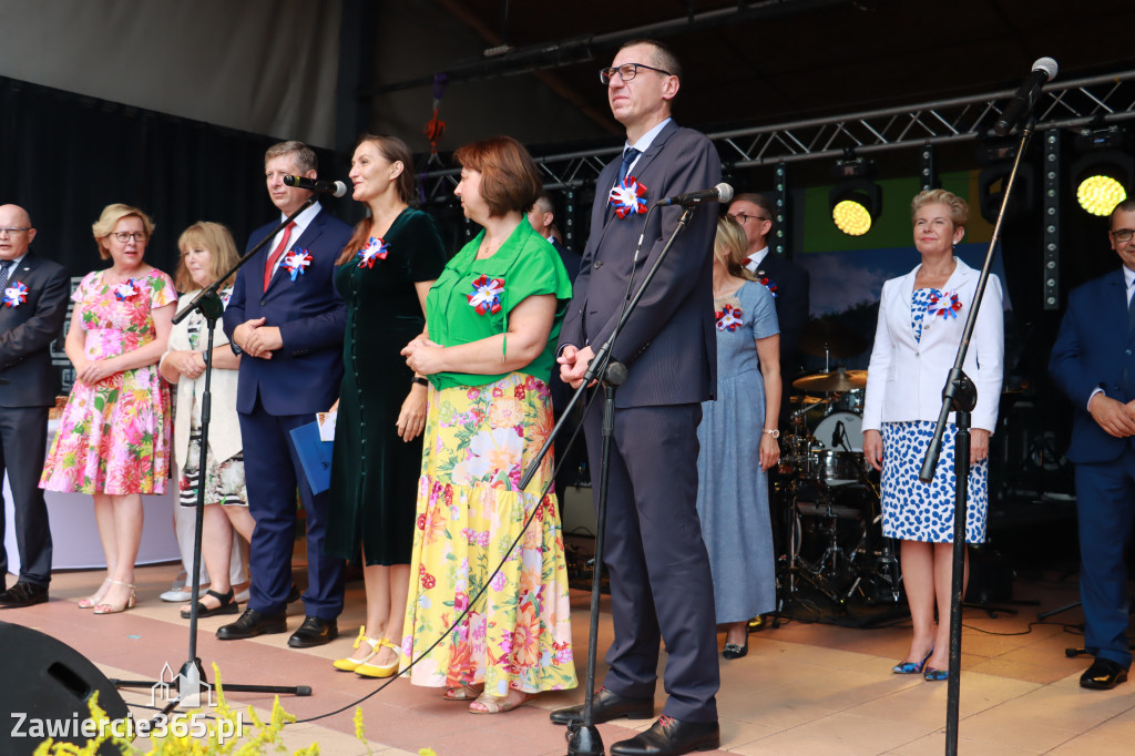 Korowód Dożynkowy oraz część oficjalna - Kroczyce 2022r.