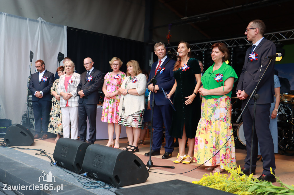 Korowód Dożynkowy oraz część oficjalna - Kroczyce 2022r.