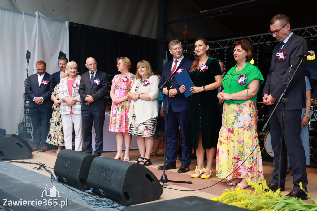Korowód Dożynkowy oraz część oficjalna - Kroczyce 2022r.