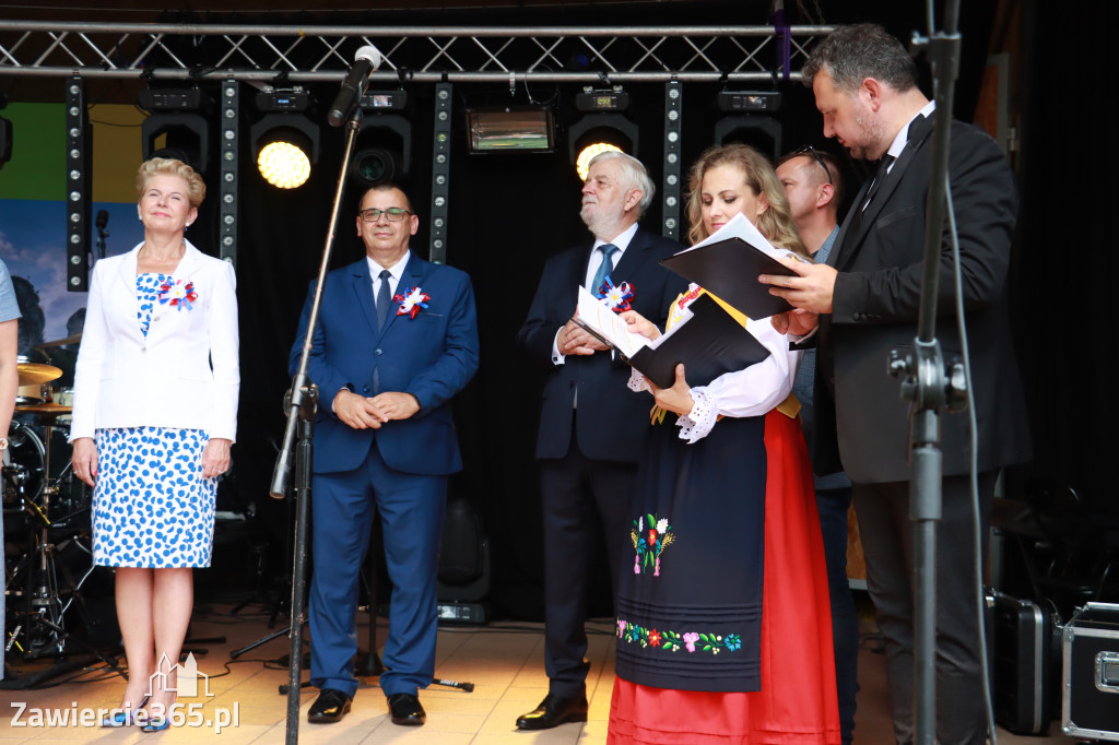 Korowód Dożynkowy oraz część oficjalna - Kroczyce 2022r.