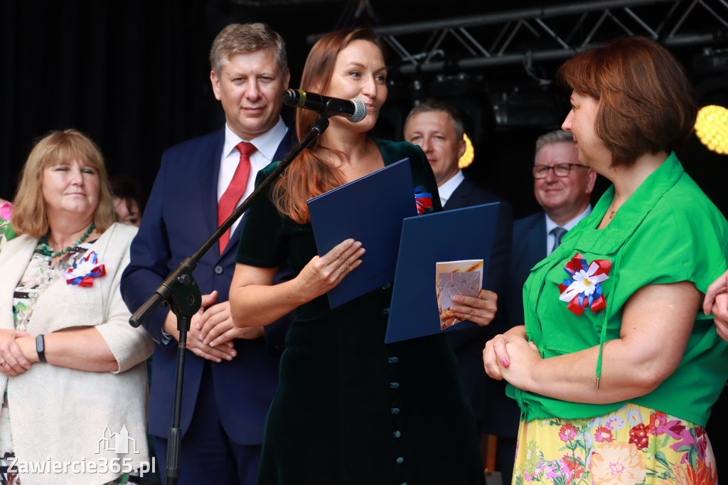 Korowód Dożynkowy oraz część oficjalna - Kroczyce 2022r.