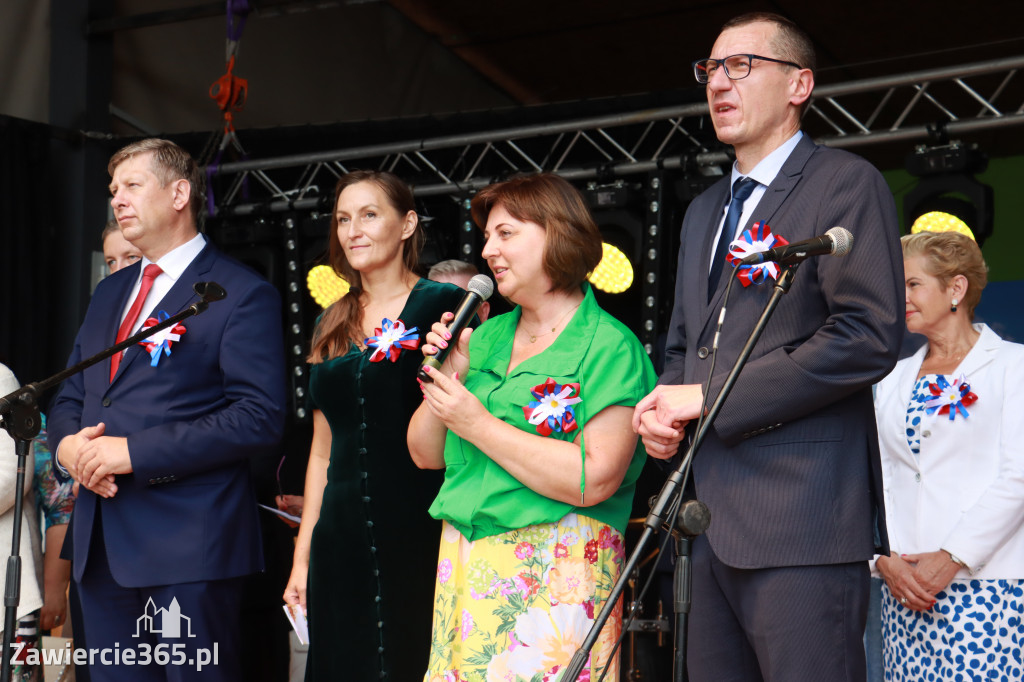 Korowód Dożynkowy oraz część oficjalna - Kroczyce 2022r.