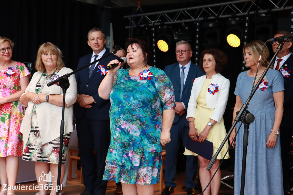 Korowód Dożynkowy oraz część oficjalna - Kroczyce 2022r.
