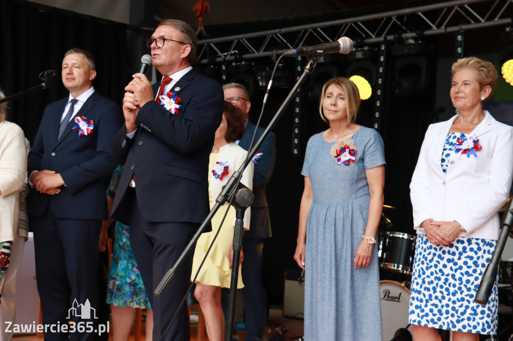 Korowód Dożynkowy oraz część oficjalna - Kroczyce 2022r.