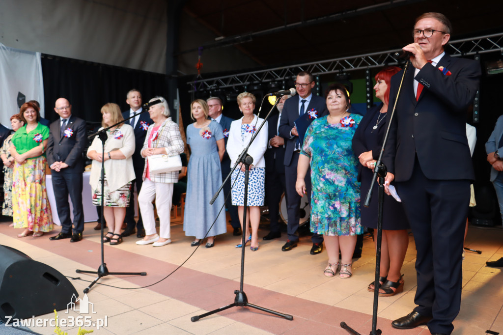 Korowód Dożynkowy oraz część oficjalna - Kroczyce 2022r.