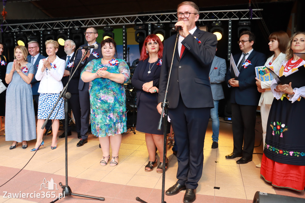 Korowód Dożynkowy oraz część oficjalna - Kroczyce 2022r.
