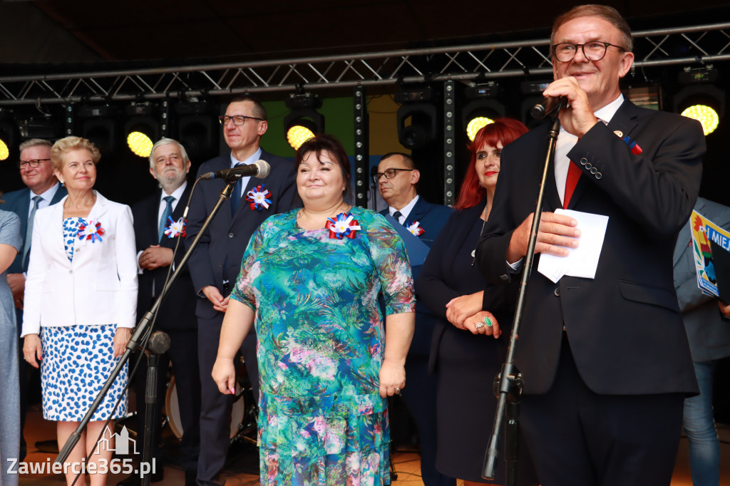 Korowód Dożynkowy oraz część oficjalna - Kroczyce 2022r.