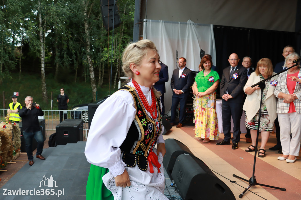 Korowód Dożynkowy oraz część oficjalna - Kroczyce 2022r.