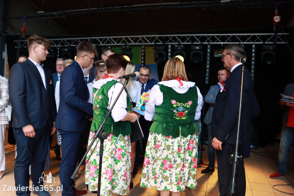 Korowód Dożynkowy oraz część oficjalna - Kroczyce 2022r.