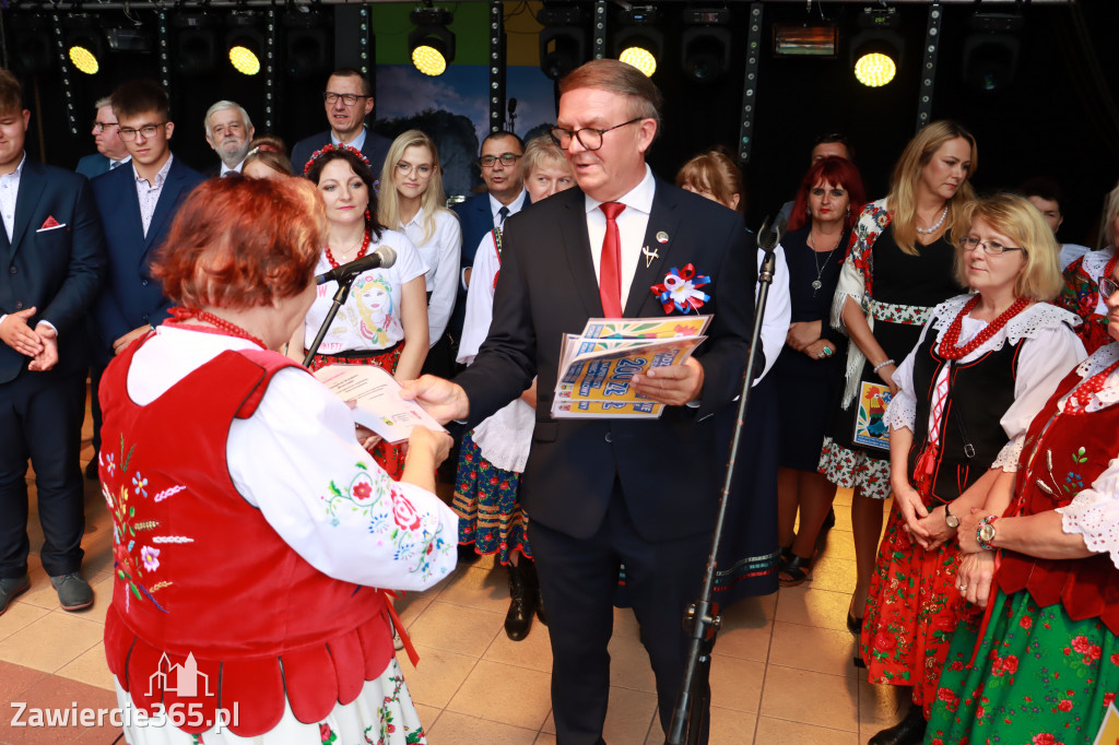 Korowód Dożynkowy oraz część oficjalna - Kroczyce 2022r.