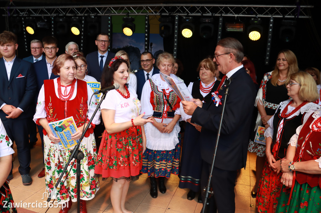 Korowód Dożynkowy oraz część oficjalna - Kroczyce 2022r.