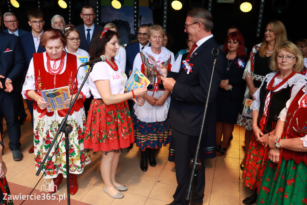 Korowód Dożynkowy oraz część oficjalna - Kroczyce 2022r.
