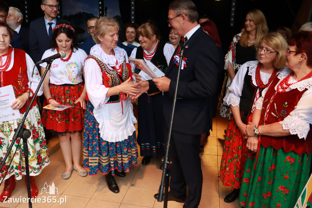 Korowód Dożynkowy oraz część oficjalna - Kroczyce 2022r.