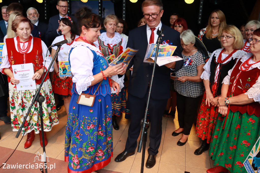 Korowód Dożynkowy oraz część oficjalna - Kroczyce 2022r.