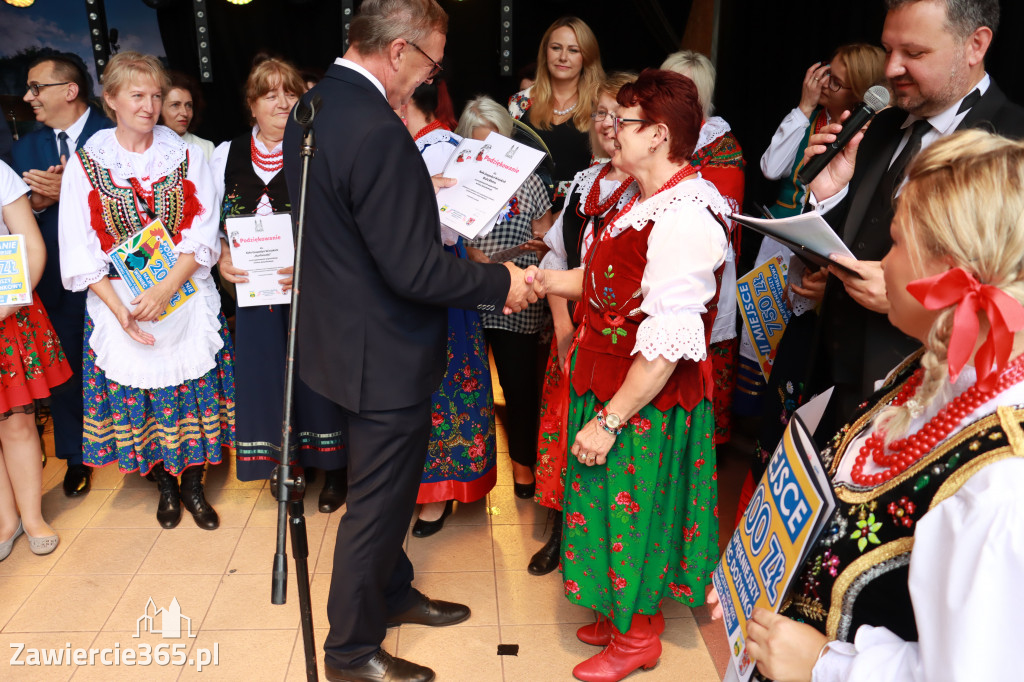 Korowód Dożynkowy oraz część oficjalna - Kroczyce 2022r.
