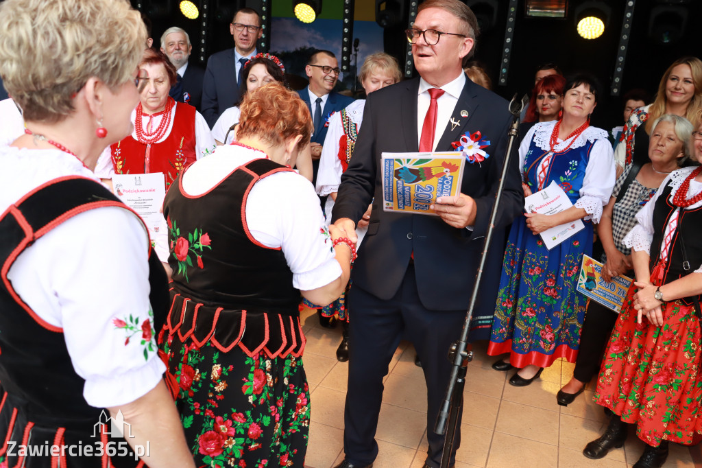 Korowód Dożynkowy oraz część oficjalna - Kroczyce 2022r.