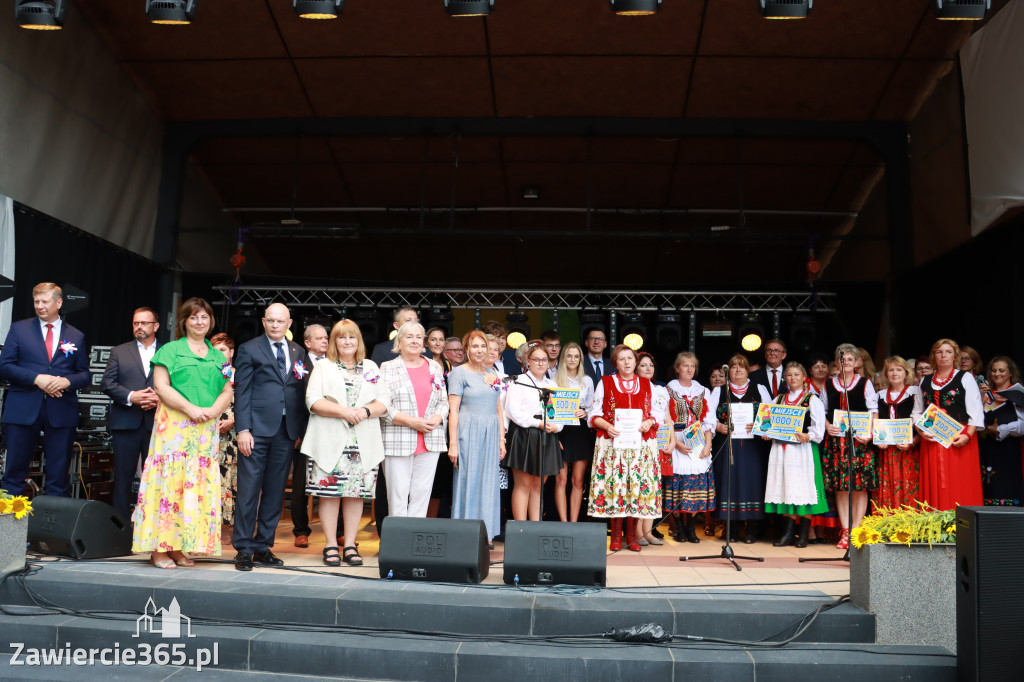 Korowód Dożynkowy oraz część oficjalna - Kroczyce 2022r.