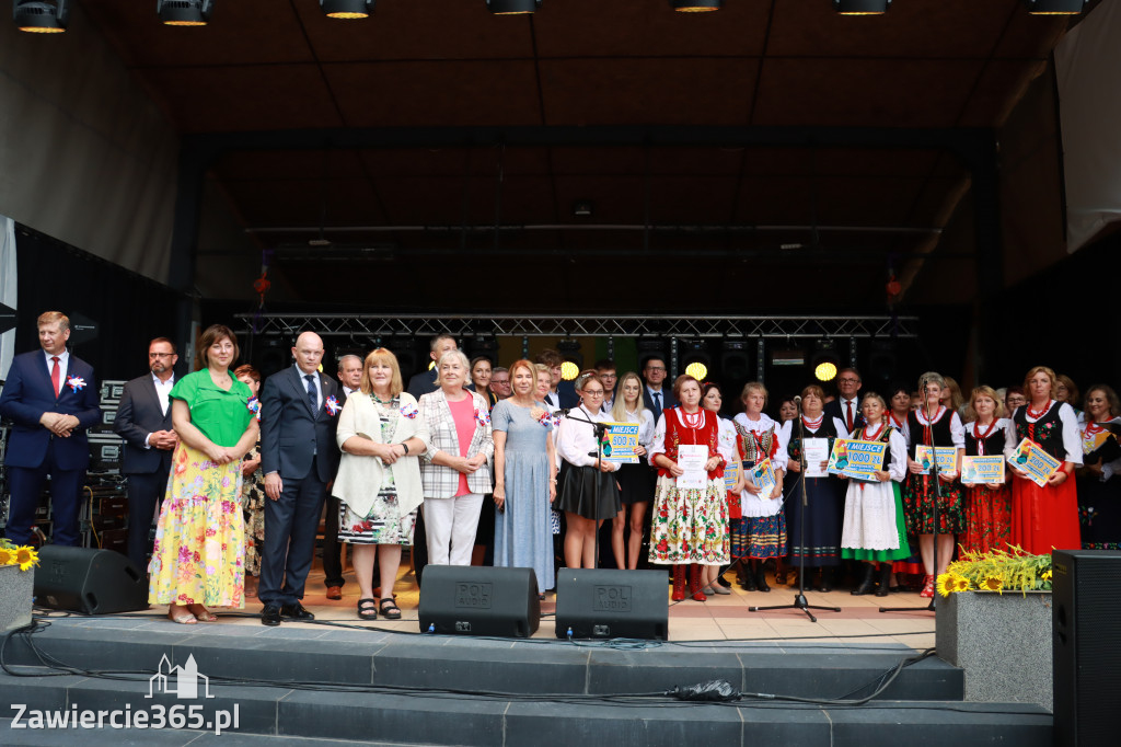 Korowód Dożynkowy oraz część oficjalna - Kroczyce 2022r.